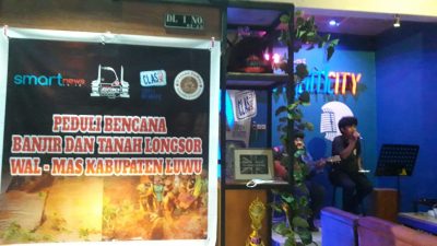 Komunitas Honda Brio dan D’ Linoe Coffee Galang Dana untuk Korban Bencana Luwu