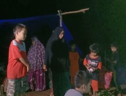 Memperihatinkan! Begini Kondisi Tenda Pengungsian di Desa Sangtandung Luwu