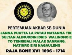 Keturunan Raja Bone Bakal Gelar Pertemuan Akbar
