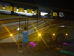 Bus Rute Malili-Makassar Dilempar OTK di Palopo