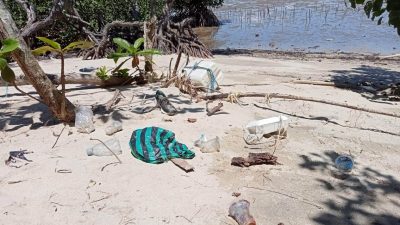Objek Wisata Pasir Putih Palopo Penuh dengan Sampah