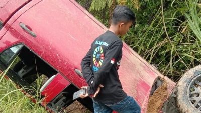 Kunjungan Kerja di Bastem Utara, Mobil Milik Bappeda Luwu Terjunggal