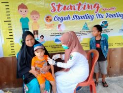90 Anak di Desa Minanga Luwu Utara Diimunisasi Campak dan Rubella