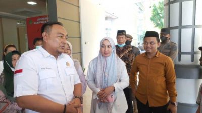 Daftar Calon Wakil Bupati Luwu Timur, Rully Heriawan Diantar Ibu dan Istri