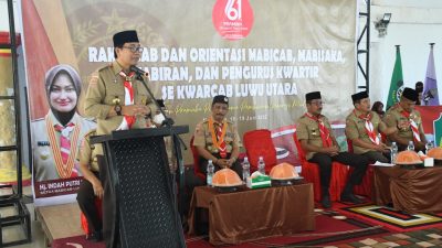 Kwarcab Gerakan Pramuka Luwu Utara Gelar Kursus Orientasi Kepramukaan