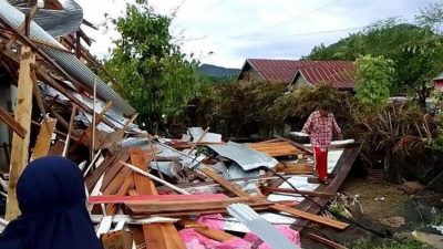27 Unit Rumah di Luwu Rusak Diterjang Angin Puting Beliung