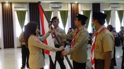 Lepas Kontingen Jamnas XI Kwarcab, Bupati Indah: Simbol Kita Satu, Merah Putih