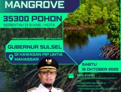 Besok, Andi Sudirman Pimpin Penanaman 35.300 Pohon Mangrove
