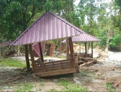 Kondisi Pemandian Alam Batu Papan Pasca Dilanda Banjir