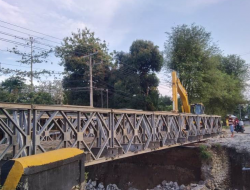 Ditarget Rampung Pekan Ini, Progres Jembatan Bailey Capai 85 Persen