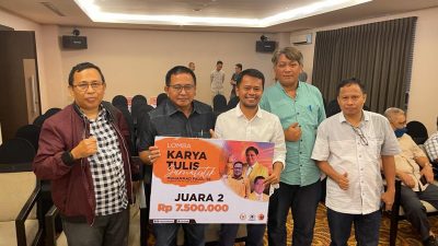 Wartawan Senior Luwu Raya Raih Juara Lomba Jurnalistik se-Sulsel