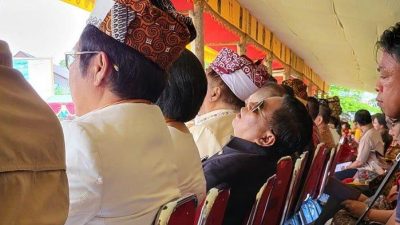 Ibadah Penutupan 110 Tahun IMT, Bupati Toraja Utara Terekam Kamera saat Tertidur