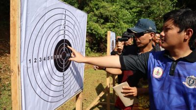 Jadi Agenda Rutin, Polres Palopo Latihan Menembak