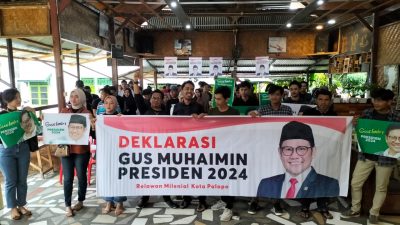 Relawan Milenial Palopo Deklarasikan Gus Imin jadi Capres