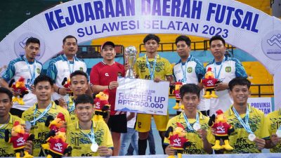 Kalah dari Makassar di Final, Tim Futsal Palopo Runner Up Kejurda Sulsel 2023