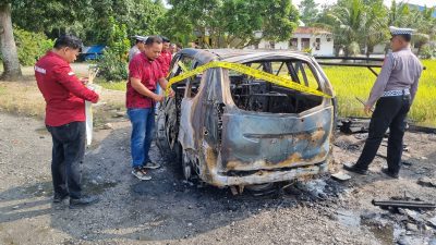 Mobil Bertangki Rakitan Terbakar di Luwu Timur Satu Korban Alami Luka Bakar