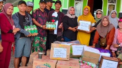 Warga dan Pemuda Buntu Buku Bantu Korban Banjir di Bajo Barat