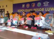 Operasi Pekat Lipu: Polres Luwu Bekuk 17 Pelaku,  Amankan Lima Motor Curian dan Enam Handphone