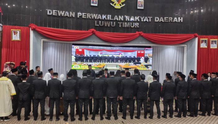 Resmi Dilantik, Berikut Nama 35 Wakil Rakyat di DPRD Luwu Timur