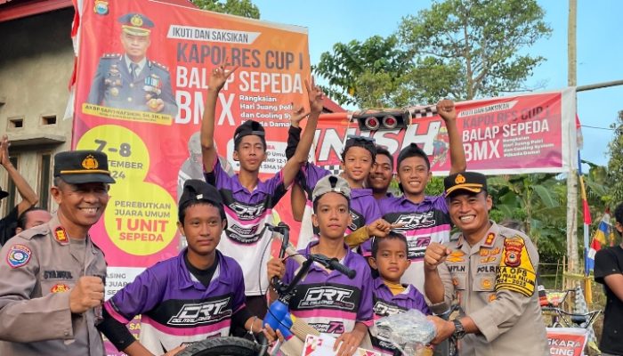 Kapolres Cup 1 BMX Sukses, Bhayangkara Racing Tim Sabet Juara Umum