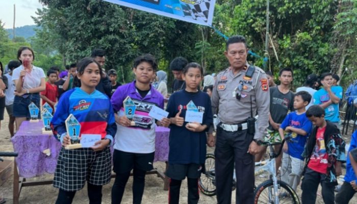 Bhayangkara BMX Polres Palopo Sumbang Tropi di Kelas Wanita, Kapolres Salut dan Bangga