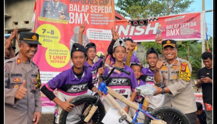 Bhayangkara BMX Polres Palopo Turunkan 13 Pembalap di Event Mahameru, Kapolres Palopo: Semoga Atlit Kita Raih Juara