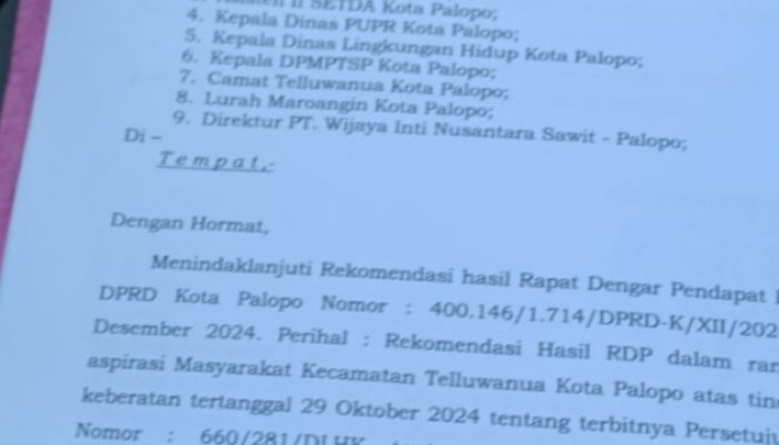 DLH Sulsel Diminta Tinjau Ulang Rencana Pembangunan Pabrik Minyak Sawit di Maroangin