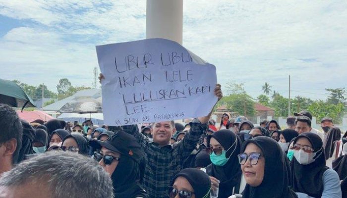 Minta Diangkat jadi ASN dan PPPK, Ratusan Honorer Mengadu Nasib di DPRD Palopo