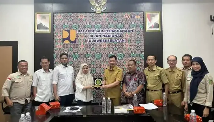 Pj Wali Kota Palopo Audiens dengan Balai Jalan Sulsel