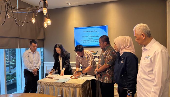 Perkuat Sektor Maritim, Perseroda Luwu Timur Gemilang Teken MoU dengan PT Pelabuhan Mutiara Indah